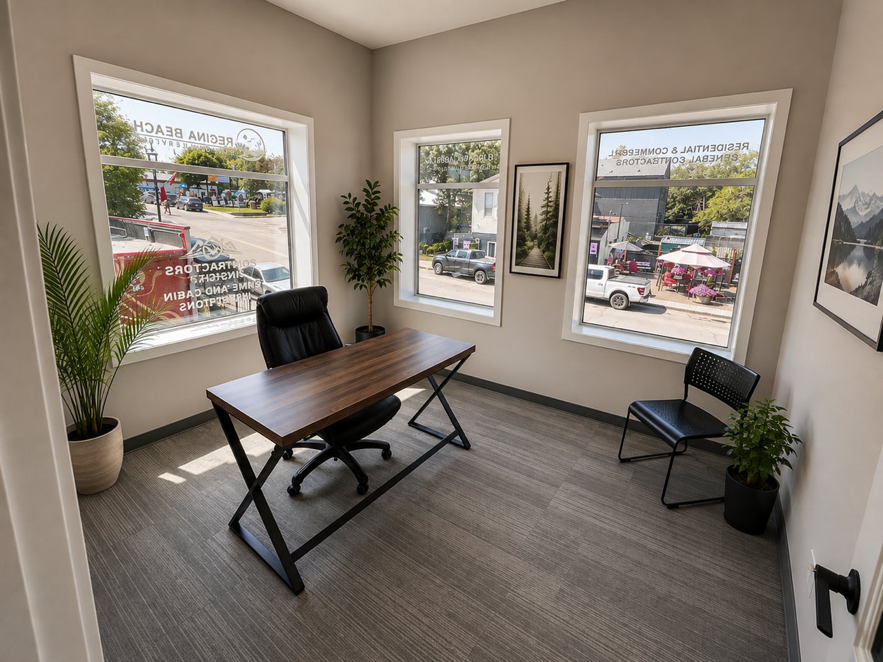 Dedicated private office with natural light